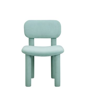 Elise Pale Blue Performance Velvet Dining Chair