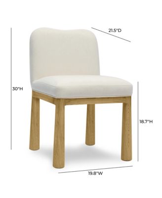 Tiara Velvet Oak Dining Chair