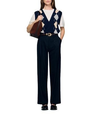 Layered Look Sweater Vest Top