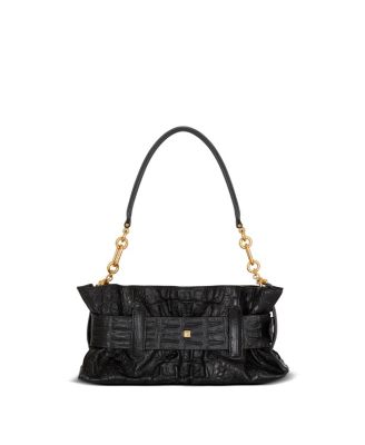  Mini Anthem Bag in Embossed Crocodile-Print Calfskin
