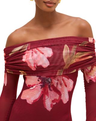 Delicata Embellished Tulle Maxi Dress