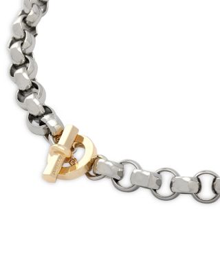 Rolo Link Collar Necklace, 17" 