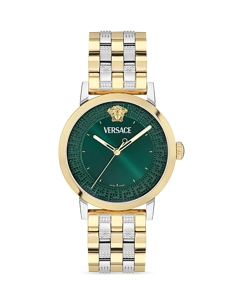 Versace Stainless Steel 40mm In Green