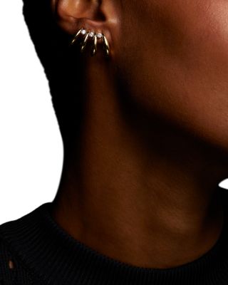 Pisa Multi Hoop Climber Earrings, 0.75"L