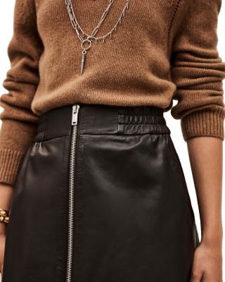 Pona Leather Skirt