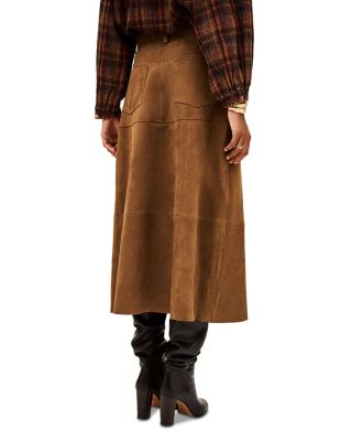 Massia Leather Skirt