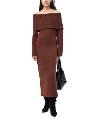 Emilia Knit Off-the-Shoulder Dress