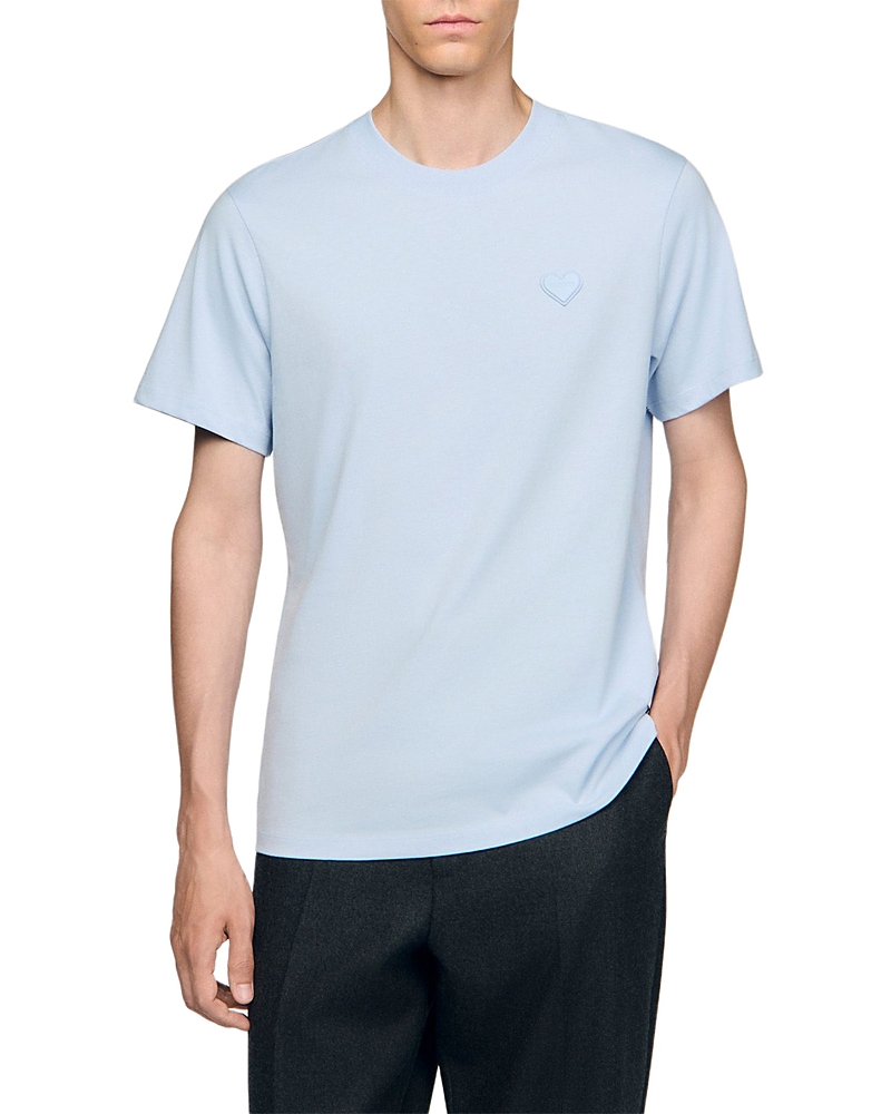 Sandro Tee With Heart Patch