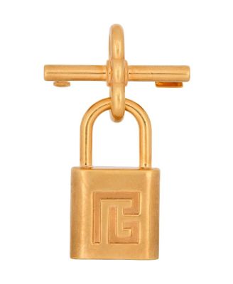  Brass Pulse Padlock Brooch