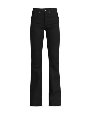 Beverly High Rise Skinny Flare Jeans in Onyx