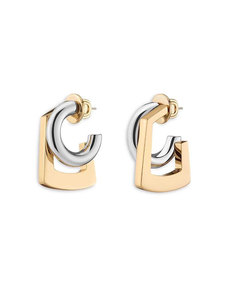 Demarson Tina Two-tone Drop Earrings, 1.2l In Gold