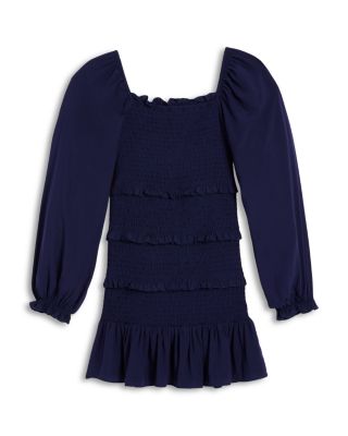 Girls&#39; Laila Long Sleeved Smocked Dress - Big Kid