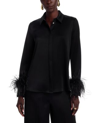 Luna Satin Back Crepe Blouse