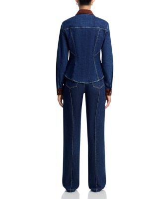 Niko High Rise Straight Jeans in Fontaine