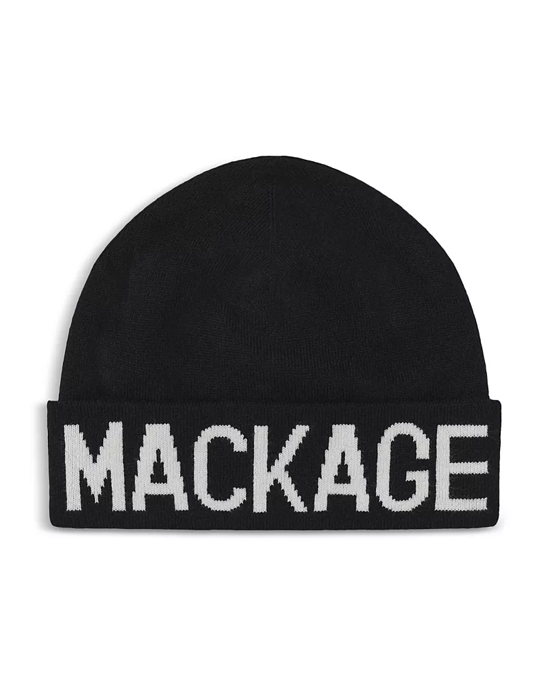 Mackage Kiko-kz Logo Knit Hat