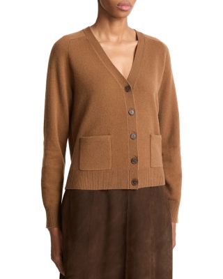 Pocket V Neck Cardigan Sweater