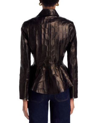 Lyric Peplum Biker Jacket