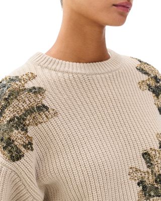 Julie Sequin Wool Sweater 