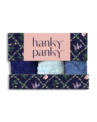 Signature Lace Low Rise Thongs, Set of 3