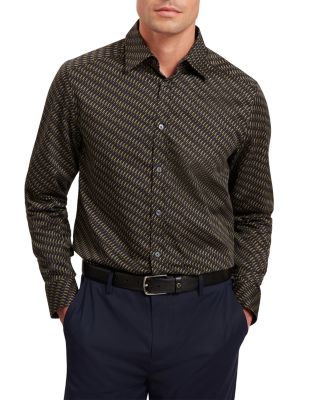 Kristov Regular Fit Bold Geo Cotton Tee