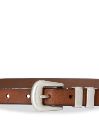 Western Distressed Leather Belt