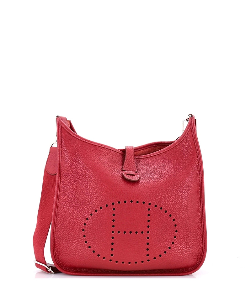 Pre-owned Pre-owned Hermes Hermes Pm Evelyne Bag Gen Iii Clemence In Red