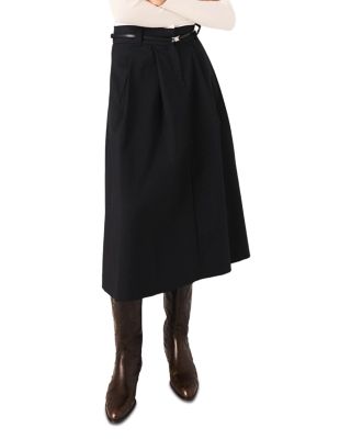 Jadine Belted Midi Skirt