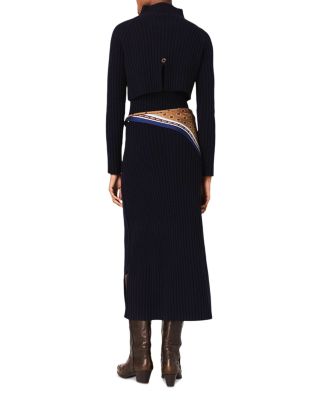 Knit Dress with Removable Sweater