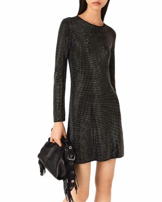 Short Rhinestone Knit Dress