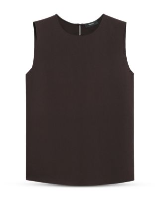 Silk Sleeveless Top