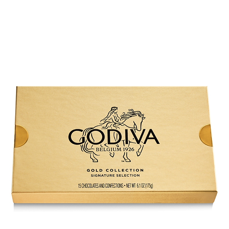 Godiva Chocolatier Assorted Chocolate Gold Gift Box, 15 Piece In Neutral