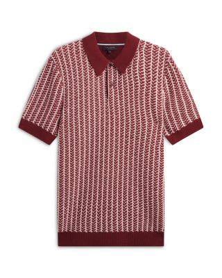 Kolomer Herringbone Texture Polo