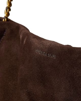 Large Suede Fringe Slouch Shoulder Bag