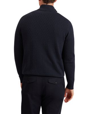 Jeremee Texture Stitch Half-Zip Sweater