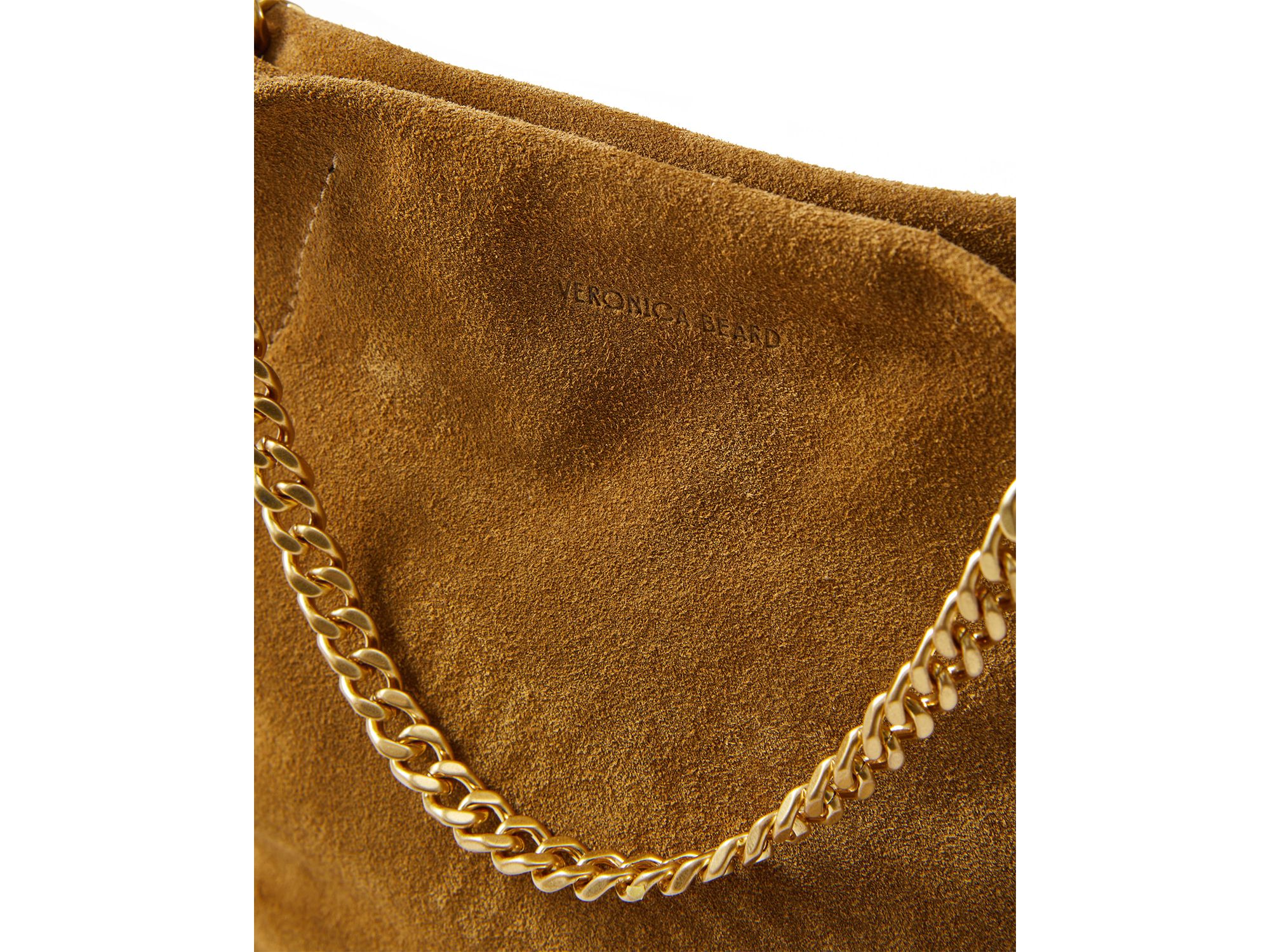 Small Suede Slouch Shoulder Bag — Image 8