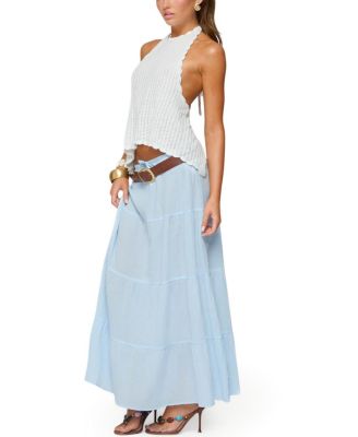  Ivey Backless Crochet Halter Top