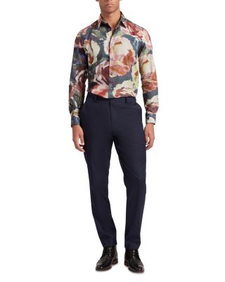 Brynhil Regular Fit Large Painted Floral Shirt