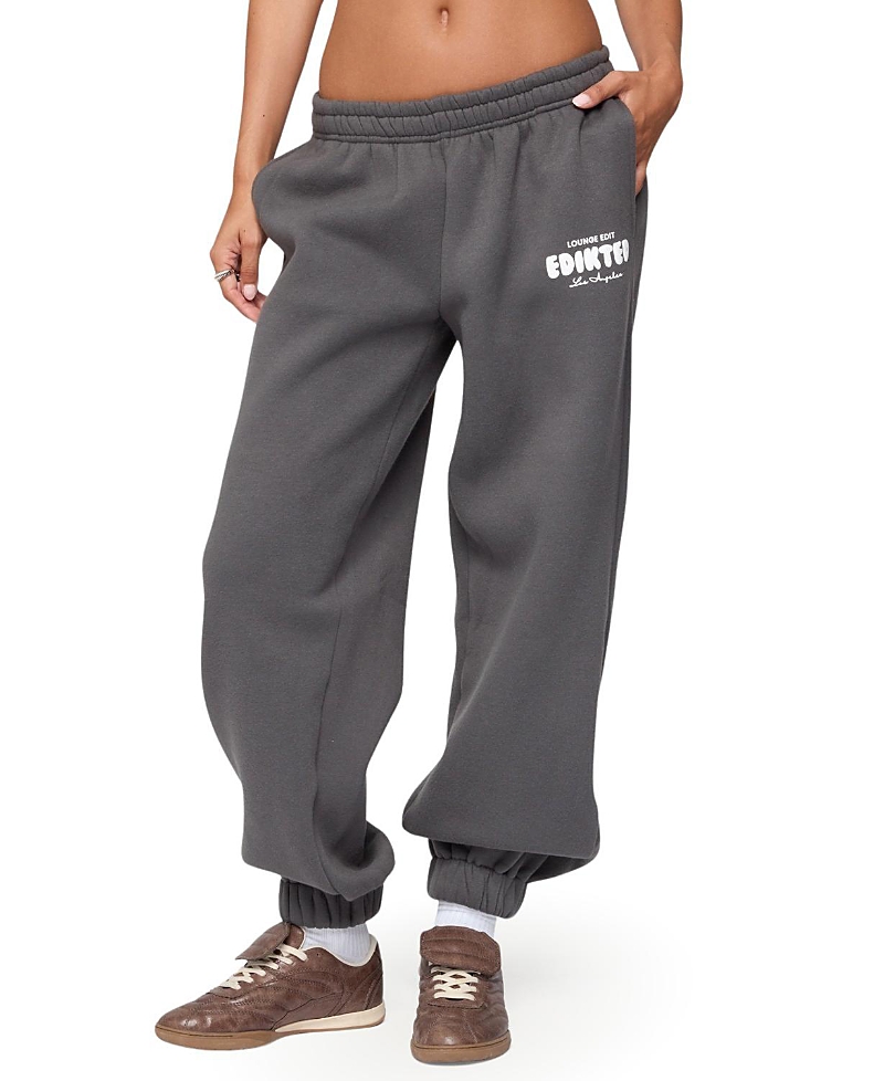 Edikted Lounge Edit Sweatpants In Gray