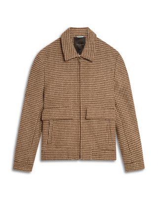 Ted Baker Baglan Undyed Wool Harrington Zip Jacket