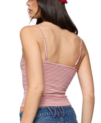 Tova Striped Scoop Tank Top