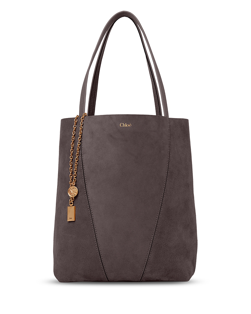 Chloe Medium Spin Tote in Suede · NO SIZE