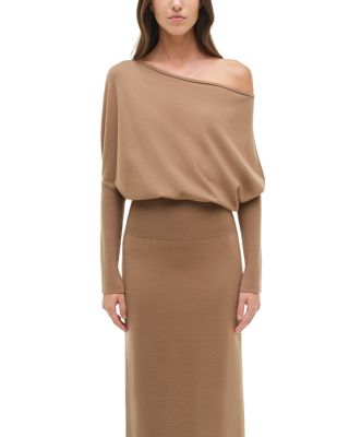Janese Off The Shoulder Midi Dress