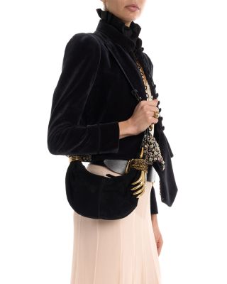 Mini Suede Bracelet Hobo Bag 