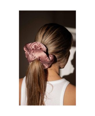  Silk Mask and Padded Scrunchie Set