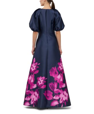  Delfina Statement Sleeve Gown