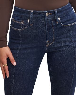 Good Petite Flare Jeans in Indigo983