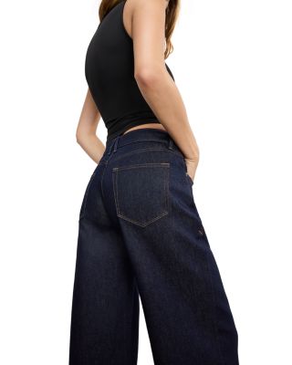 Good Standard Baggy Cuffed Jeans in Indigo1006