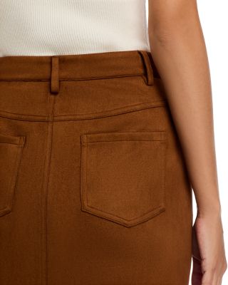 Slim Slit Front Skirt