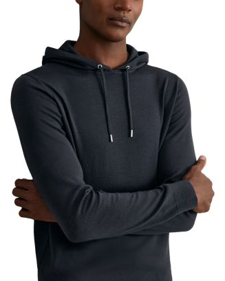 REISS Holland Long Sleeved Merino Wool Hoodie | Bloomingdale's Men