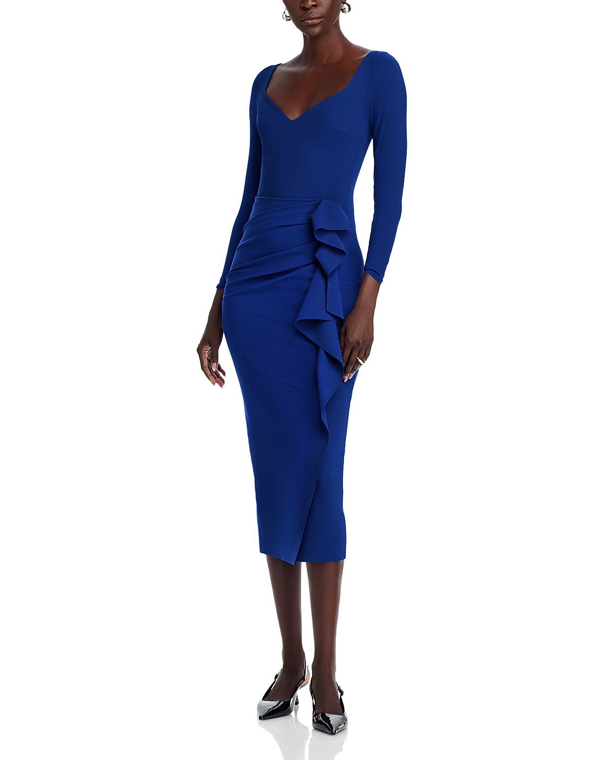 Chiara Boni La Petite Robe Silvheart Midi Dress